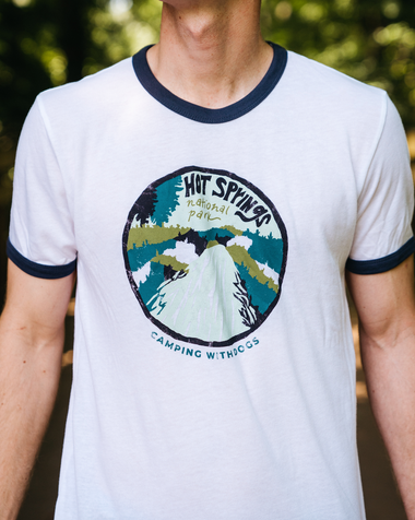 Hot Springs National Park Ringer Tee