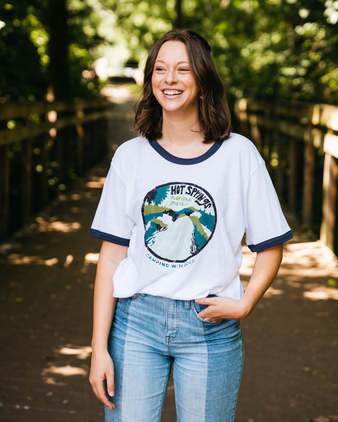 Hot Springs National Park Ringer Tee